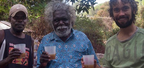 Sweet success - Sharing the first sugar cane juice with a local entrepreneur